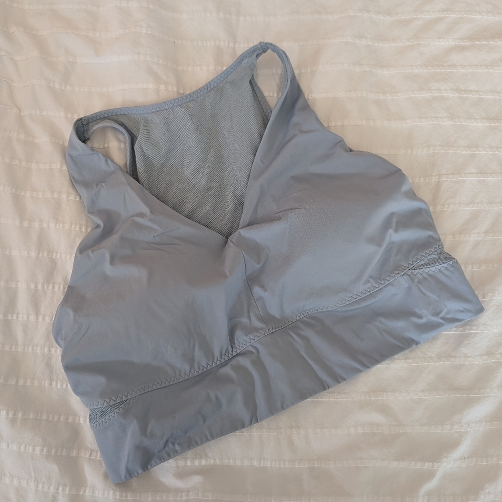 Athleta Long Line Mesh Back Sports Bra Size Large